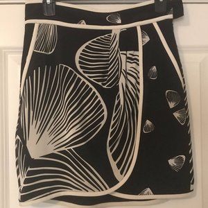 Tibi Faux Wrap Silk Skirt